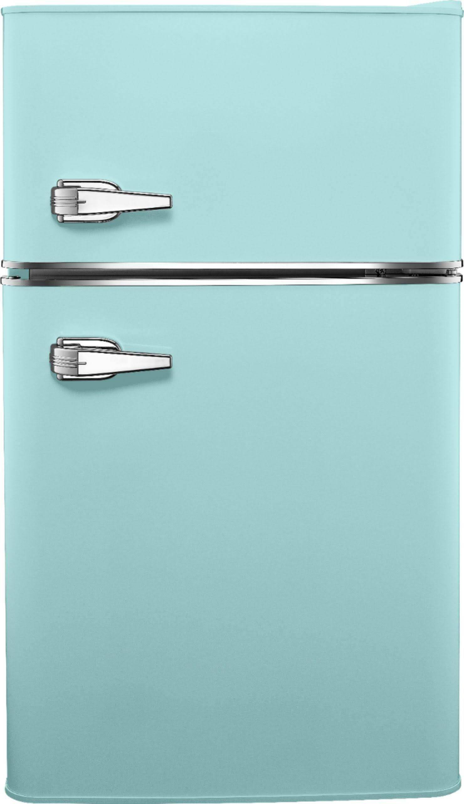 3.1 Cu. ft. Retro Mini Fridge with Top Freezer â Cool Mint