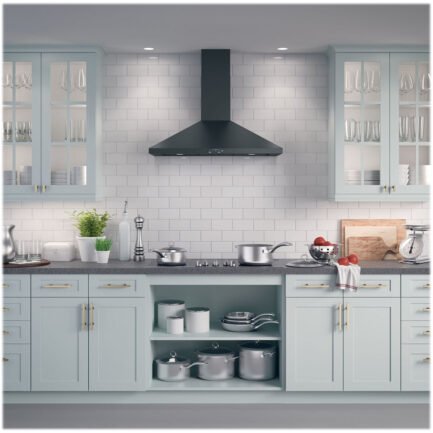 GE – 36″ Convertible Range Hood – Black slate