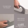 Catit Jumbo Hooded Litter Pan – Gray - Image 4