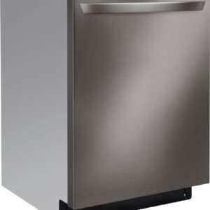LG – 24″ Top-Control Built-In Smart Wifi-Enabled Dishwasher with Stainless Steel Tub, Quadwash, and 3rd Rack – Black stainless steel