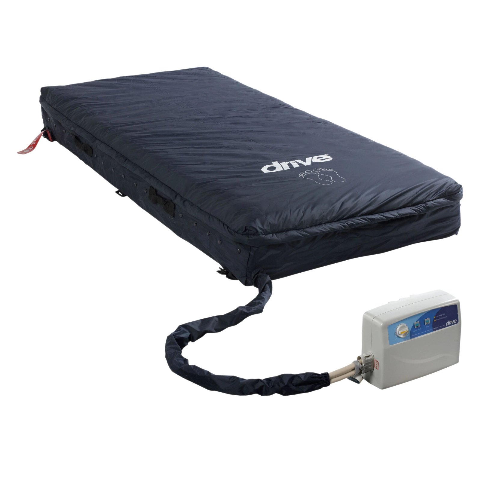 Drive Medical Med-Aire Assure 5″ Air with 3″ Foam Base Alternating Pressure and Low Air Loss Mattress System