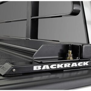 BACKRACK by RealTruck | Hardware Kit for use w/ Wide-Top Tonneau, Black, No Drill | 50327 | Compatible with 2016-2023 Toyota Tacoma; 2005-2015 Toyota Tacoma w/ Utility Track System