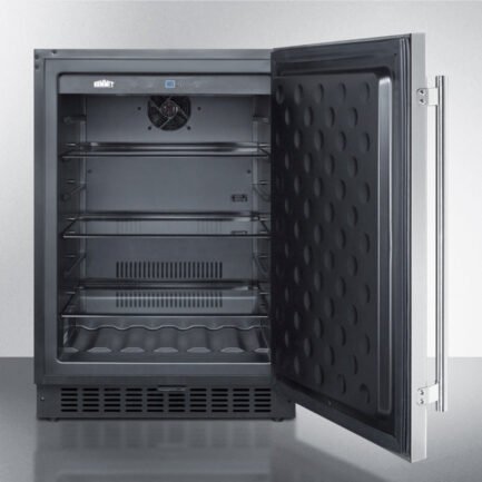 24″ Wide Built-In All-Refrigerator, Stainless Steel Cabinet - Image 2