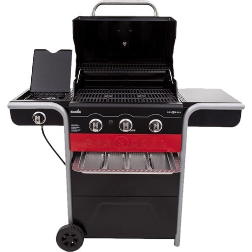 Char-Broil – Gas2Coal Hybrid Grill – Black/Red