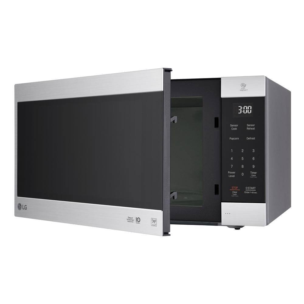 LG Electronics LMC2075ST NeoChef 24 in. Width 2.0 cu.ft. Stainless Steel 1200-Watt Countertop Microwave - Image 2