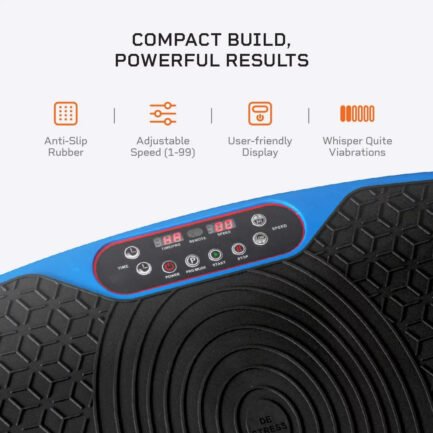 LifePro Waver Mini Vibration Plate – Whole Body Vibration Platform Exercise Machine – Home & Travel Workout Equipment for Weight Loss, Toning & Wellness – Max User Weight 260lbs - Image 3