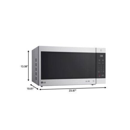 LG Electronics LMC2075ST NeoChef 24 in. Width 2.0 cu.ft. Stainless Steel 1200-Watt Countertop Microwave - Image 4