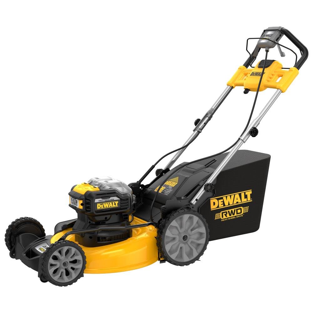 DW 2X20V MAX XR Lawn Mower Brushless Cordless 21 1/2″ Rear Wheel Drive Self Propelled Kit DCMWSP255U2 from DW