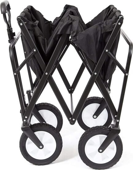 MacSports Collapsible Folding Outdoor Utility Wagon Black - Image 3