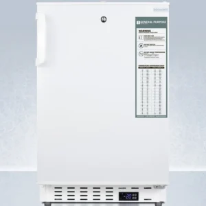 20″ Wide Built-In Vaccine All-Freezer, ADA Compliant