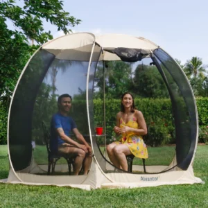 Screen House Camping Room Pop Up Gazebo 10’X10′ Instand Canopy