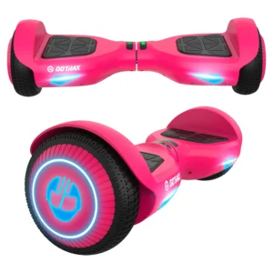 GOTRAX Edge Hoverboard for Kids & Adults – 6.5” Tires, 6.2 mph, 2.5 Miles Range, Self-Balancing Scooter (Pink)