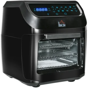 GFVCNIO 12 QT Air Fry Oven – 8-in-1 Countertop Oven Combo with LED Display (1700W, Black)