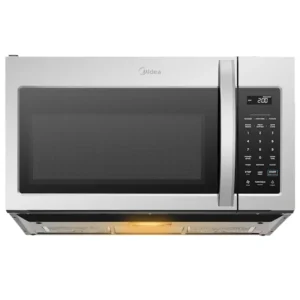 Midea 1.7 Cu. Ft. Stainless Steel Over-the-Range Microwave Oven with Ventilation and Auto Cook Functions