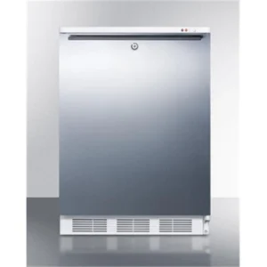 25.13 x 24 in. Built-in -25 deg C Manual Defrost All-Freezer with Lock – White