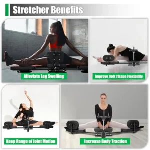 Leg Stretcher Machine – 180° Pro 3-Bar Split Stretching Equipment for Flexibility Training, Adjustable Home Gym Leg Stretch Trainer