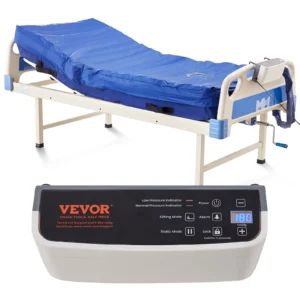 SKYSHALO Alternating Pressure Mattress, Dual-Layer Low Air Loss Hospital Replacement Mattress, Medical Bed Topper for Pressure Ulcers and Bed Sores – Variable, Inflatable Pressure Pump System