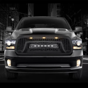 AMERICAN MODIFIED Armor Grille w/Off Road Lights for 11-16 Ford Super Duty