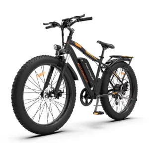 26 In.48V 13Ah 750W Mountain Electric Bikes for Adults Men, 26″x4.0 Fat Tire Electric Bicycle 7 speeds Gear Outdoor Ebikes, Black,S48