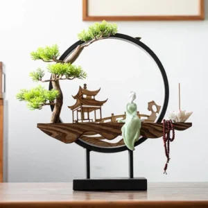 Lady Incense Burner Decorative Holder – Elegant Aromatherapy Smoke Fountain for Home & Meditation